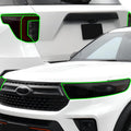BOGAR TECH DESIGNS Precut Made for Ford Explorer 2020-2024 Full Headlight Taillight Reflector Sidemarker Tint Kit, Dark Smoke