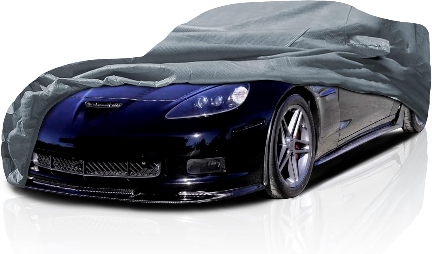 5-Layer Full Car Cover – Semi Custom Fit for 2005-2013 Chevrolet Corvette C6 | All-Weather Protection: Dustproof, Windproof, UV-Resistant, Breathable & Durable
