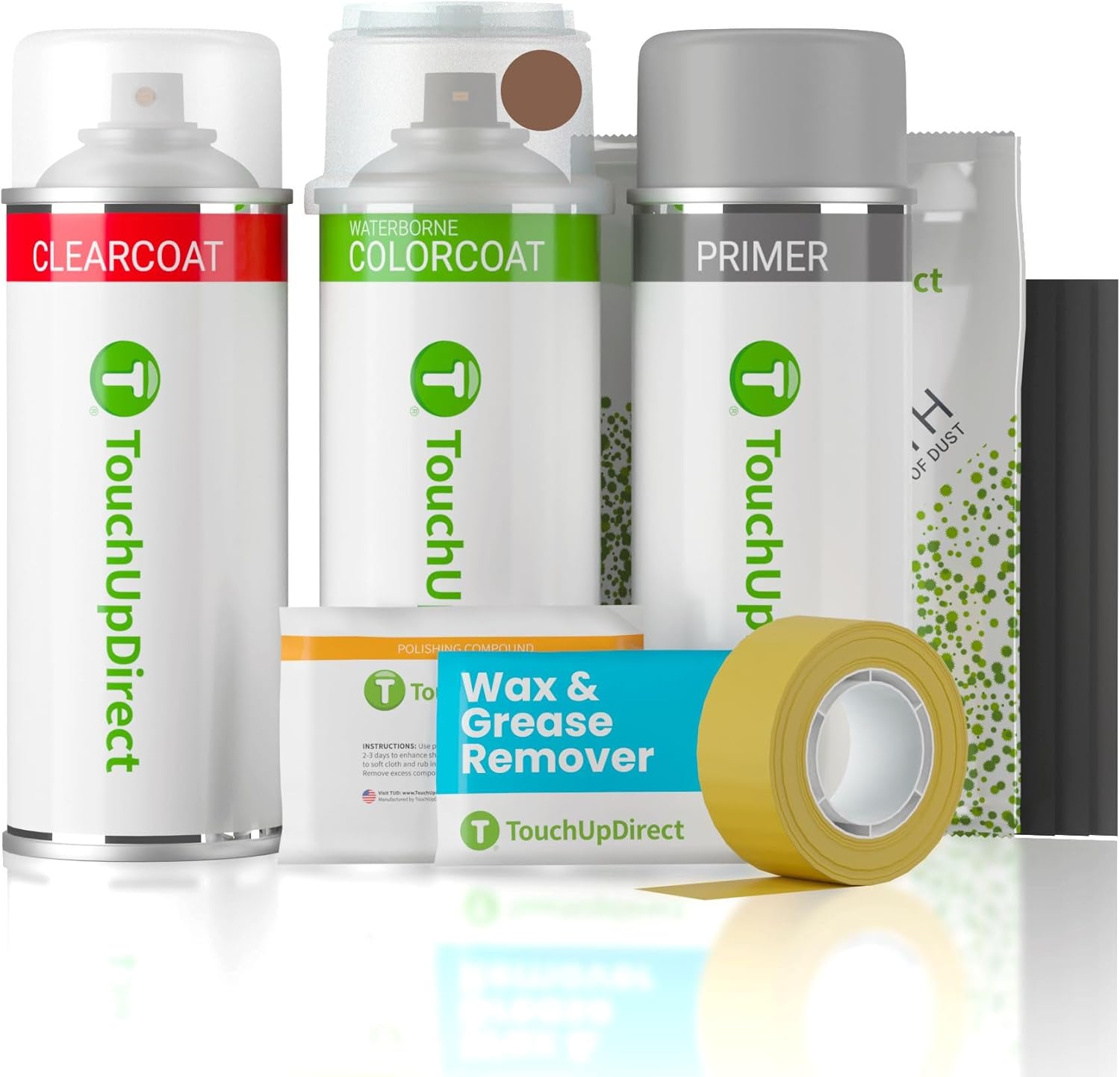 TouchUpDirect 4Y6 Bronze Age Compatible with Toyota Exact Match Touch Up Paint Aerosol - Platinum Kit