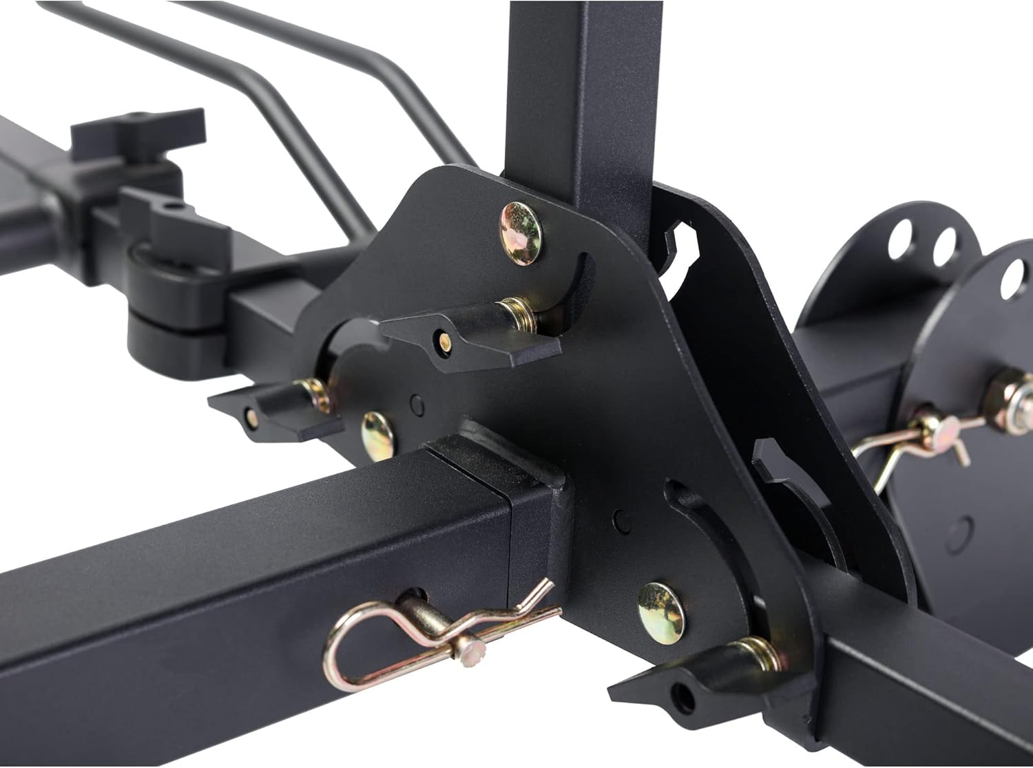 Young 4-Bike Rack Hitch Mount Platform Style Carrier for Cars Trucks SUVs Minivans with 2" Hitch Receiver, 4 Bikes X 40 lbs (160 lbs Total) Load Capacity