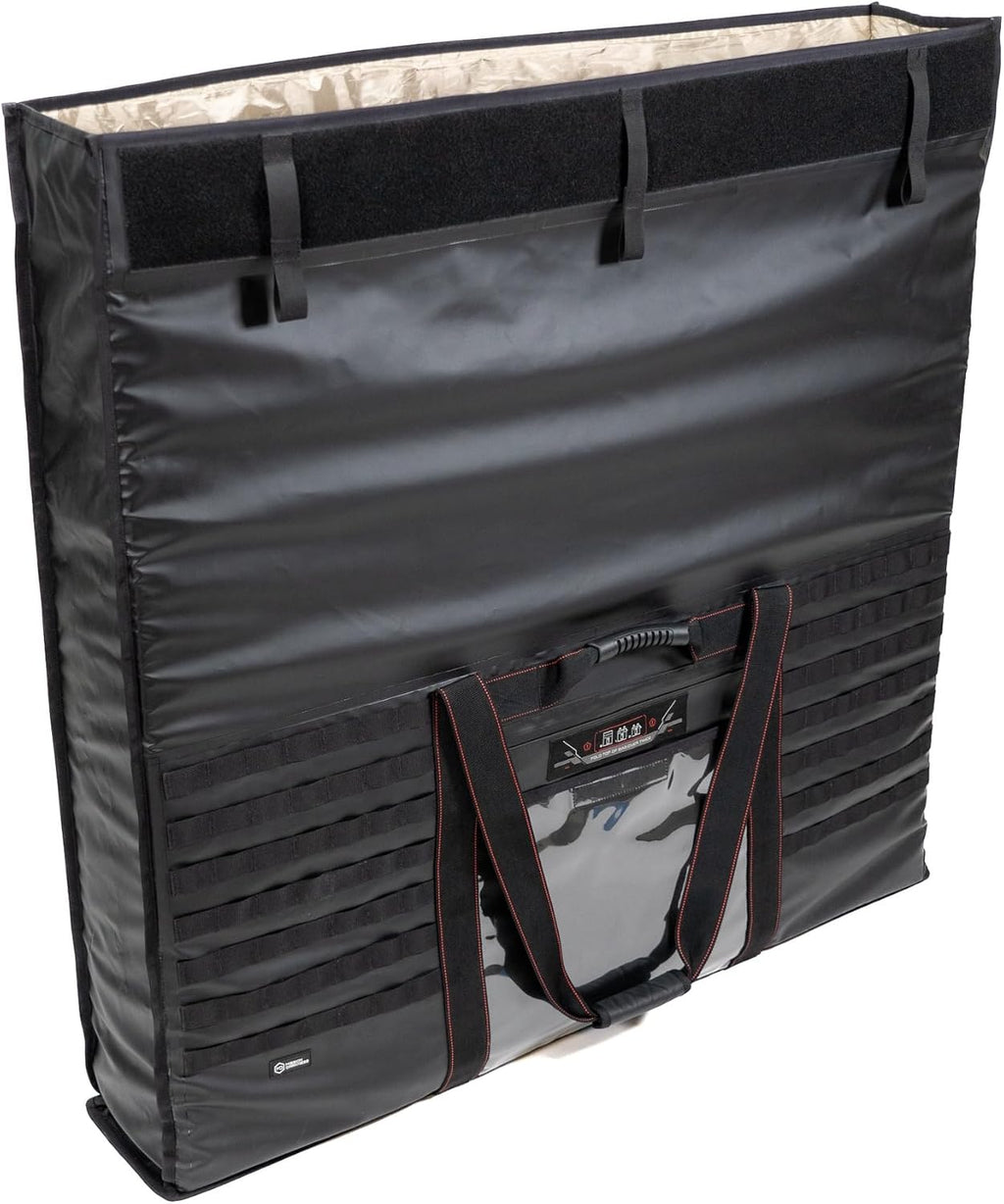 Mission Darkness Dry Shield Eclipse Faraday Bag for Solar Panels & Extra-Large Electronics // Military-Grade RF Shielding Waterproof Case for EMP CME Protection Preppers Personal Security