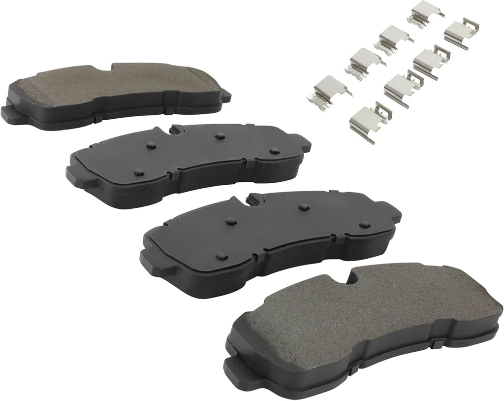 Premium Semi-Metallic Rear Brake Pads (1001-2281M) Compatible with Ford Transit-150 2020-2021, Ford Transit-250 2020-2021, Ford Transit-350 2020-2022, Ford Transit-350 HD 2020-2024