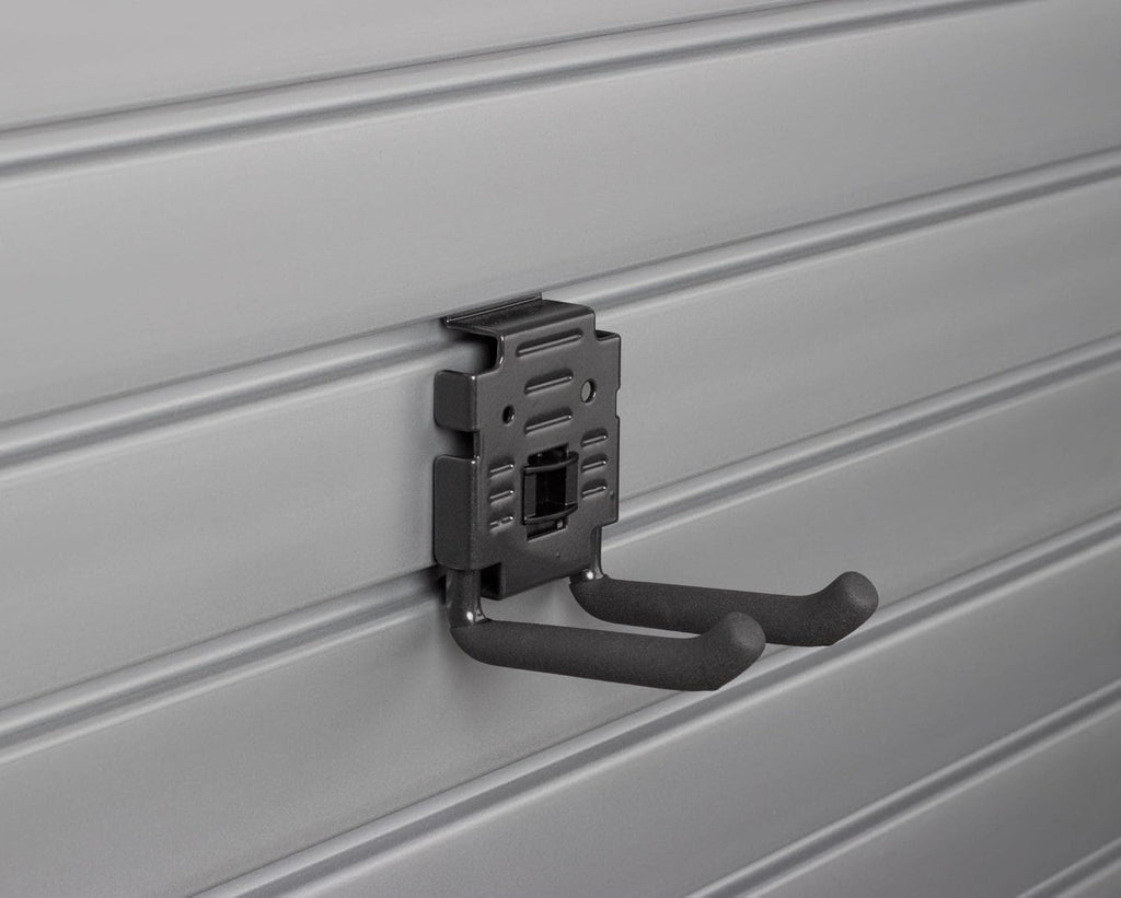 Handi Tool Rail with Deluxe Hook & Basket Kit - 82" Slatwall Strip with HandiWall Accessories