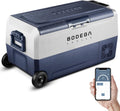 BODEGACOOLER 12 Volt Car Refrigerator,38 Quart Portable Freezer,Car Fridge Dual Zone APP Control,36L -4℉-68℉ Electric Compressor Cooler 12/24V DC and 100-240V AC for RV,Travel,Camping,Road Trip
