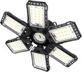 LED Garage Lights 1 Pack -180W, 18000LM 6500K Led Shop Light with 6+1 Deformable Panels, Basement Barn Light Garages Ceiling Lights, E26/E27 for Garage, Warehouse, Shop