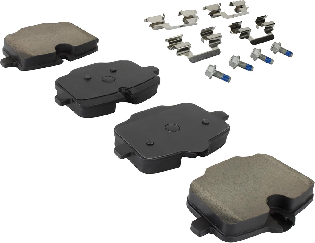 Premium Ceramic Rear Brake Pads (1001-1850C) Compatible with 2016-2024 BMW (530e/530i/540i/740i/750i/840i/840i Gran Coupe/iX/M550i xDrive/X3/X4/X5/X6/X7 & More)
