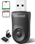 OTTOCAST Mini 2025-2-in-1 Wireless CarPlay/Android Auto Adapter, 5GHz WiFi, Auto Connect for 2016+ Cars