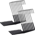 18 Pack Heavy Duty Rafter Hooks for Hanging Vinyl Coated Large S Hooks for Hanging Ladder Bike Hangers Garage Storage Organizer Black
