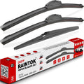 Windshield Wiper Blade Set Replacement for Toyota Rav4 2006-2012 Original Equipment Replacement Front Wiper Blades-24"/17"/12" (Set of 3) U/J Hook