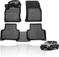 KELCSEECS Floor Mats Custom for Volkswagen Taos 2025 2024 2023 2022 All Season Guard for Car Mats TPE Odorless Taos All Weather Floor Liners Fits Front & Rear Row Full Set Accessories Black