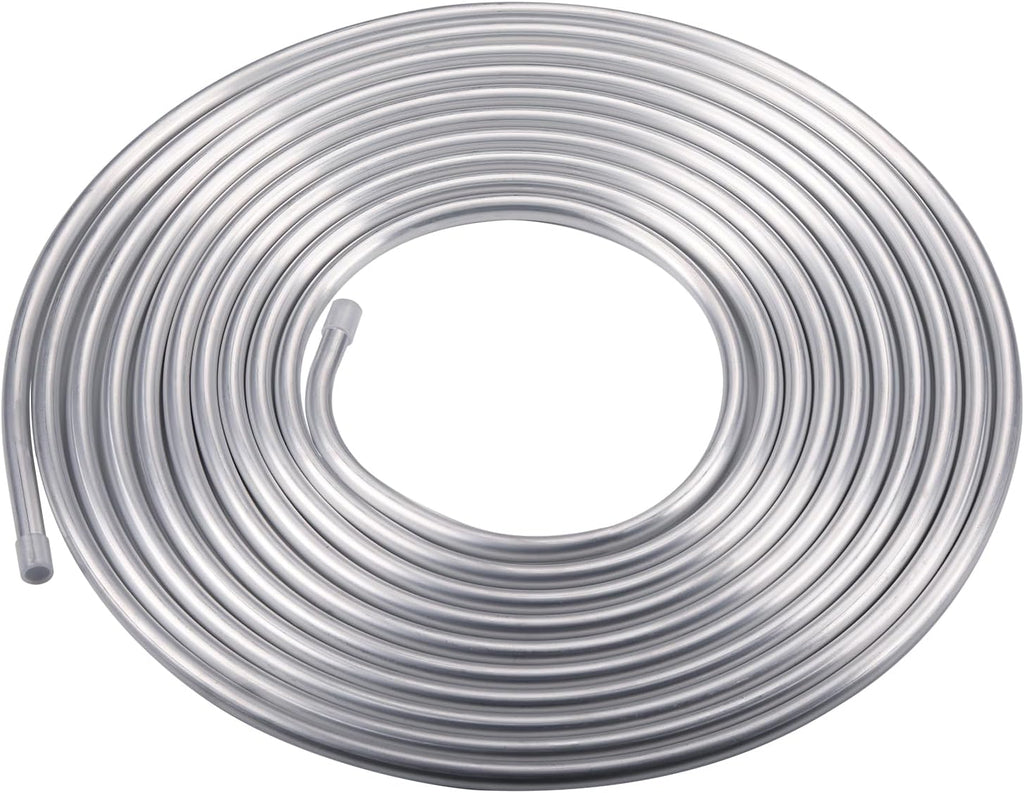 5/16" OD Aluminum Hard Fuel Line Hardline Tube Tubing Coil 10 Feet Roll