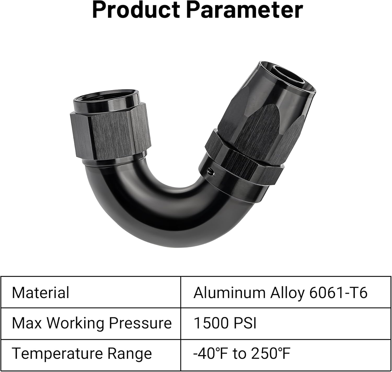 EVIL ENERGY 10AN 150 Degree One Piece Full Flow Hose End Fitting Swivel For CPE Braided Hose