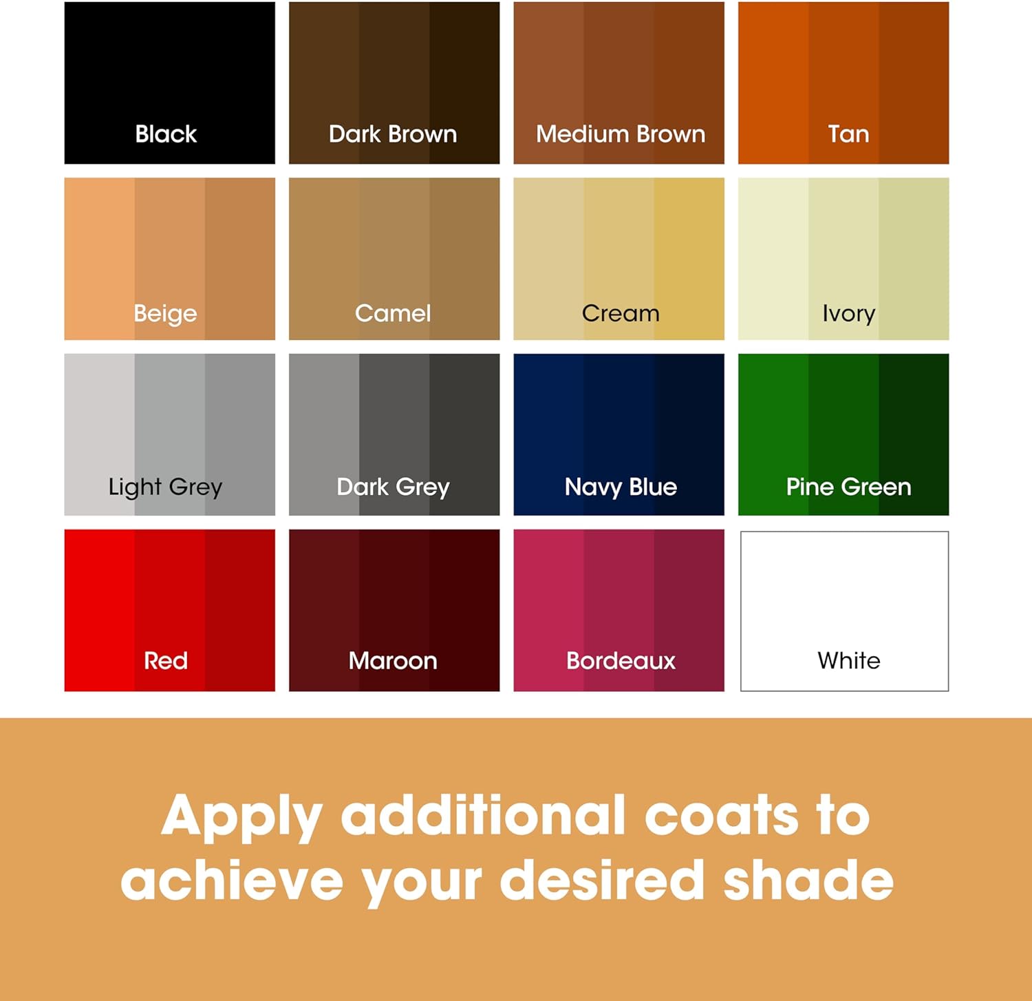 The Original Leather Recoloring Balm by Furniture Clinic - Medium Brown Leather Dye for Furniture, Couches & Car Seats - Restore Scratched, Faded, & Damaged Surfaces