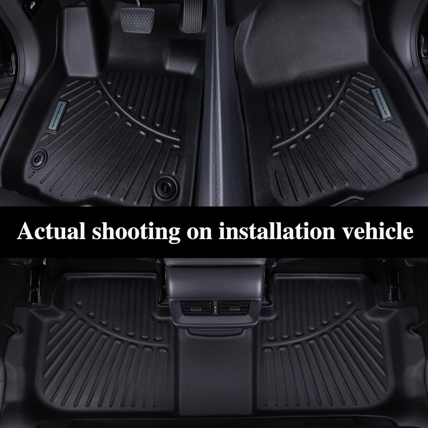 Cargo Liner Trunk Mats for 2011-2025 Honda Odyssey, TPE All Weather Protection Car Trunk Mat Accessories-Black