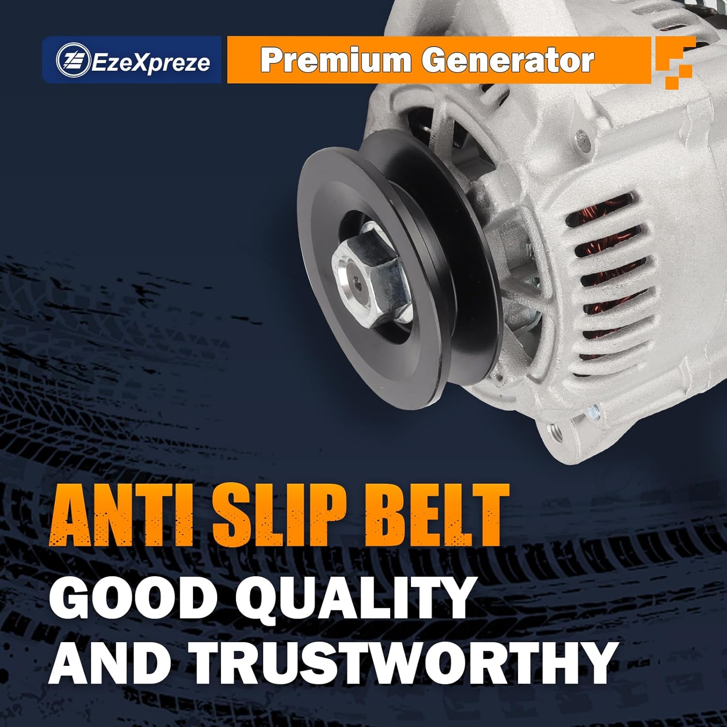 Ezexpreze For Mini One Wire Alternator Replacement for GM 1 Wire SBC BBC For Chevy Race 87-92,12180-SEN, 1-2119-11ND
