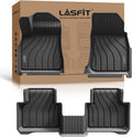 LASFIT Floor Mats for Porsche Cayenne 2019-2025 All Weather Floor Liner TPE Custom Fit 1st & 2nd Row Rubber Car Mats for Porsche Cayenne Automotive Accessories, Black, Easy to Clean