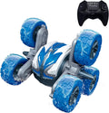 Threeking Waterproof RC Stunt Car Remote Control Cars Double-Sided Driving 360 Degree Flips Rotating Indoor Outdoor Toys Gifts Presents for 6 7 8 9 10 11 12 Year Old Kids Boys Girls