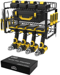 Power Tool Organizer Holder - Wall Mount Style for Power Tool Drill as Heavy Duty Tool Shelf & Tool Rack with Compact Packed with Color Box, Great Gift for Man
