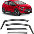 Voron Glass in-Channel Extra Durable Rain Guards for Chevrolet (Chevy) Bolt EV 2017-2023, Window Deflectors, Vent Window Visors, 4 Pieces - 200647