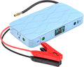 HALO Bolt Ultimate 2 Portable Car Battery Jump Starter | 130 PSI Air Compressor, 55.5Wh USB Power Bank with AC Outlet, Emergency Floodlight & Charger, Jumps Cars SUVs & Trucks, Inflates Tires — Blue