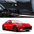 Sunshade for Toyota 86/2022-2023 Toyota GR86 Accessories Front Window 210T Sliver Coating Reflective Polyester Shield Cover for Windshield Sun Visor Protector Block UV Ray