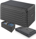 Car Trunk Organizer For Shoes - Storage Crate For SUV, Sedan Or Truck - Foldable Cargo Bin For Travel Gear & Sports Kits - Practical Holiday Gifts For Drivers (Highway 21.6 inch)