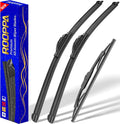 3 wipers Replacement for 2007-2017 Jeep Patriot, Windshield Wiper Blades Original Equipment Replacement - 21"/21"/10" (Set of 3) UJ HOOK