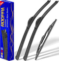 3 wipers Replacement for 2016-2020 Buick Envision, Windshield Wiper Blades Original Equipment Replacement - 24"/18"/12" (Set of 3) U/J HOOK