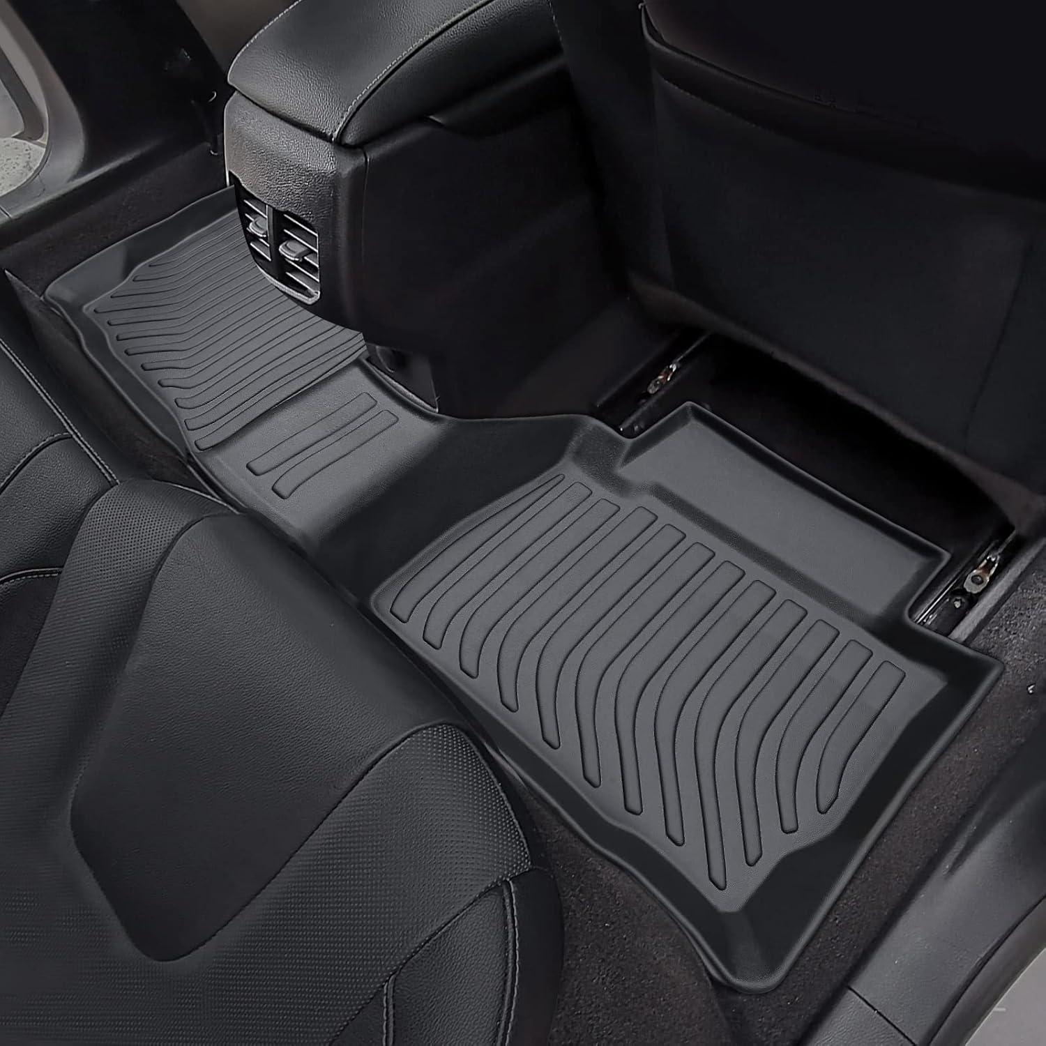Car Floor Mats for Ford Fusion with Cargo Liner 2020 2019 2018 2017 (Not Hybrid), Trunk Cargo Mat Custom Fit for Fusion Accessories 2017-2020 Full Set 4-Piece Black