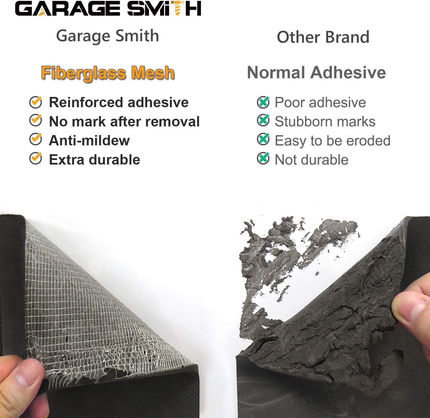 Garage Smith GWP04 Garage Wall Protector Car Door Protectors, Designed in Germany (4-Pack)