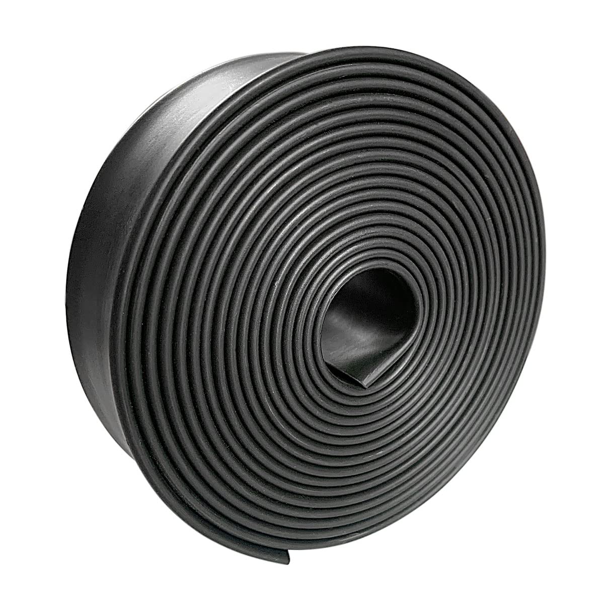 3:1 Ratio Heat Shrink Tubing Roll Adhesive Lined Industrial Marine Grade Dual Wall Heat Shrink Tube Waterproof and Sealed Black (1 inch(25.4 mm), 30 Feet)