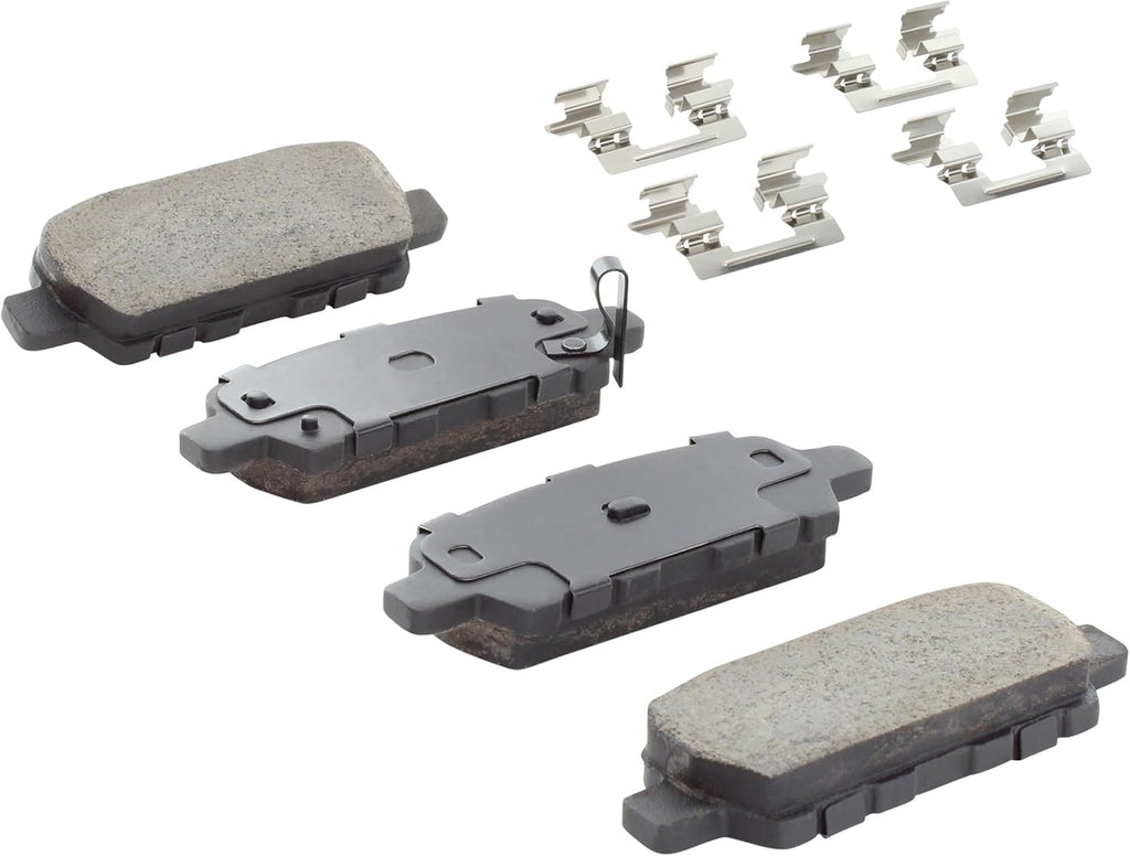 Premium Ceramic Rear Brake Pads (1001-0905BC) Compatible with 2008-2024 INFINITI/Nissan/Suzuki (370Z/EX35/FX35/G37/Grand Vitara/Juke/JX35/M35/M45/Maxima/Murano/Q50/Q60/Q70 & More)