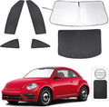 TINGLU Window Shades for Volkswagen VW Beetle 2012-2019 Accessories Car Side Full Windows Windshield Sun Shade Sun UV Rays & Privacy Protection for Camping,Napping,and Relaxing 6PCS