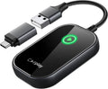 Wireless CarPlay Adapter, Converts Wired to Wireless CarPlay Dongle for Apple iPhone, Plug & Play Auto Connect Zero Latency fits for Cars from 2015 & iOS 10+ Black