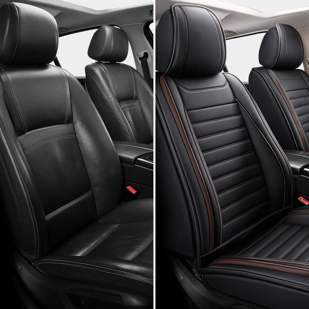 Car Seat Covers,Car Seat Protector Waterproof,Seat Covers Front, Car Seat Protectors,Automotive Seat Covers Fit for Most Cars Brown