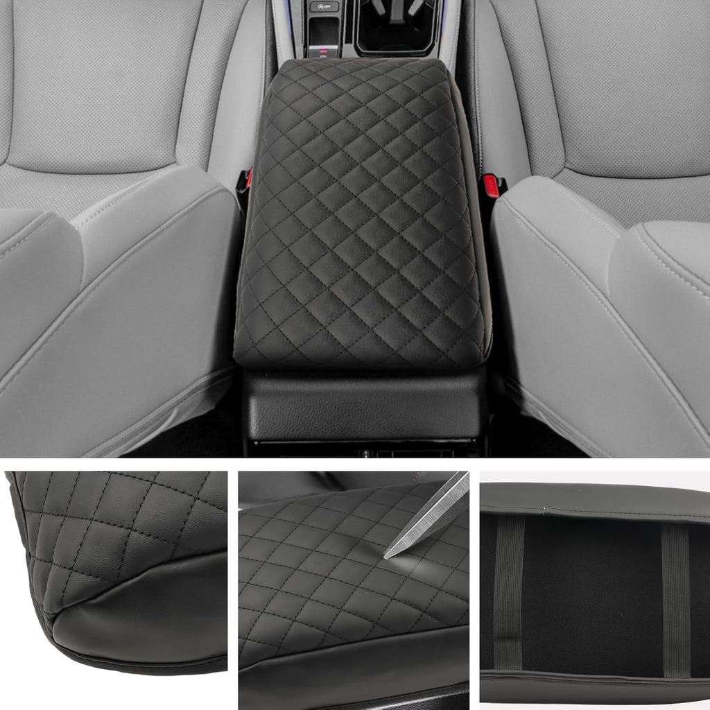 SXCY Fit for 2023 2024 Honda Accord LX EX Armrest Pad, Armrest Cover for 2023 2024 Accord Console Protection, Armrest Cushion for 2023 2024 Accord Console Protection Accessories (Armrest pad)