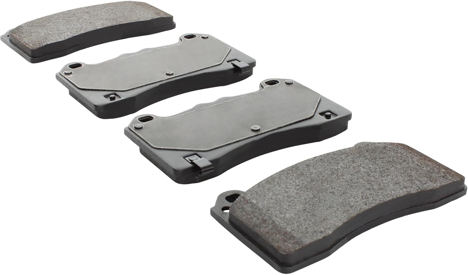 Premium Semi-Metallic Front Brake Pads (1001-1977M) Compatible with Ford Focus 2016-2018