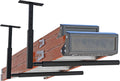 Adjustable Ladder Ceiling Rack, Kayak Overhead Garage Storage Rack, Garage Ceiling Storage for Kayak, Ladder, Surfboard, Snowboar Overhead Hanger, Holds 150 lbs, Black