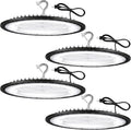 4 Pack 240W UFO Led High Bay Light Fixture,120VAC,40000LM,5000K Daylight Commercial Shop Bay Lighting,[1050W MH/HPS Equiv.] US Plug Area Lighting for Garage/Warehouse/Barn/Gym/Factory/Workshop
