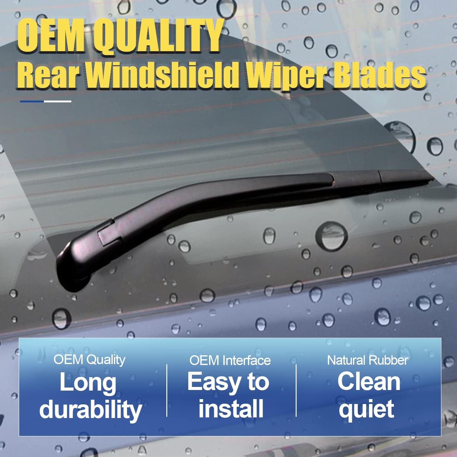 3 wipers Replacement For Subaru Outback Legacy 2010-2014 Nissan Murano 2003-2007 Windshield Wiper Blades Original Equipment Replacement - 26"+19"+14" (Set of 3) U/J HOOK