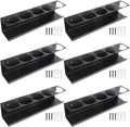 RealPlus Aerosol Spray Can Holder Rack Organizer 5 Cans Spray Bottle Holder Heavy-Duty Steel Wall Mounted for Garage and Workspace, Pack of 6