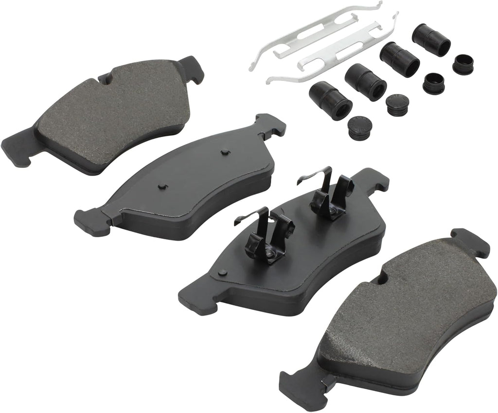 Premium Semi-Metallic Front Brake Pads (1001-1123M) Compatible with 2005-2012 Mercedes-Benz (E350/E500/E550/GL320/GL350/GL450/GL500/GL550/ML320/ML350/ML450/ML500/ML550/R320/R350/R500)