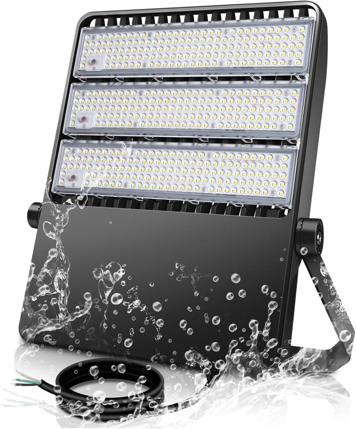 Stadium Lights Outdoor LED, Super Bright 50800 Lumen Stadium Flood Light 5000K 360W Commercial Arena Field Lighting Security IP65 Waterproof Exterior Floodlight for Yard Sport and Court