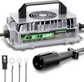48 Volt 18 AMP Golf Cart Battery Charger for Club Car 3-Pin Round Plug for 48V Lead Acid Battery