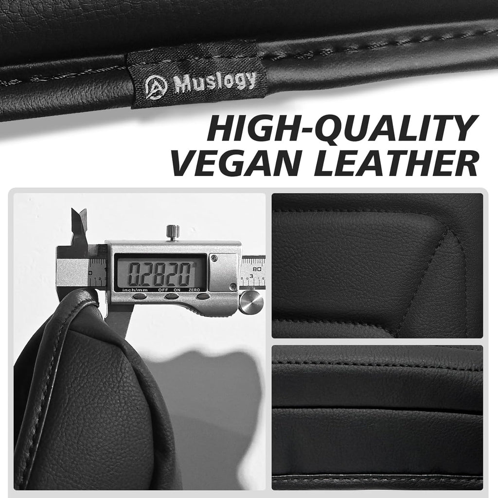 Muslogy Center Console Armrest Cover Compatible with GMC Terrain 2025 2026 Comfort Armrest Pad Arm Rest Cushion Vegan Leather Protector Regular Thick