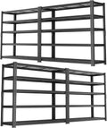 Storage Shelves, Garage Shelving Heavy Duty 2800 LBS Capacity, 48"L x 18"W x 72"H Adjustable Metal Shelving Organizer Wire Rack, 5 Tier Utility Shelf Unit for Pantry Closet Warehouse Organization