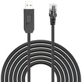 Radar Detector Cable, USB to RJ11 Plug Power Cord with Mute Function,Replacement Power Cable,for Escort Smart MAX 360 Passport Cobra 360 Unide R1/3/4/DFR8/9 Radenso XP etc Radar Detector.
