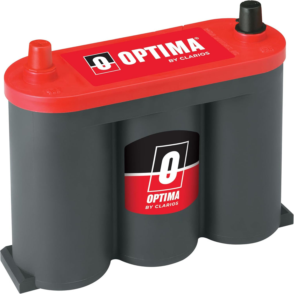 OPTIMA Batteries High Performance 6V RedTop Sealed AGM Car, Truck and SUV Starting Battery, 800 CCA, SAE Terminal, Maintenance Free, Versitile Mounting, 6 Volt