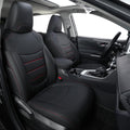 RISINGSTAR Rav4 Hybrid Seat Covers, fit 2019-2025 Toyota Rav4 Hybrid LE,XLE,Woodland Edition,XLE Premium,Limited, Not for XSE/SE/Plug-in(Black&Red)
