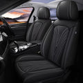 2 Front Car Seat Cover Fit for Toyota Camry 2012-2024 2025 Faux Leather Breathable Waterproof Camry Seat Covers Automotive Cushion Protector Compatible Airbag (2 Seats & Black)